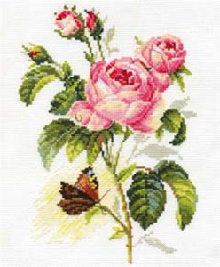 Изображение Роза и бабочка