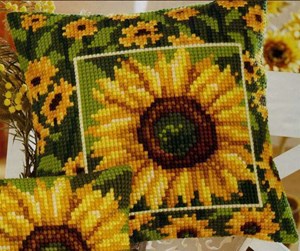 Изображение Подсолнухи (подушка) (Sunflowers)