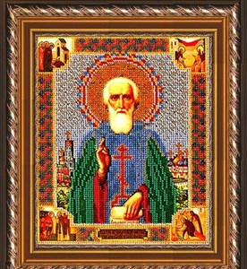 Изображение Икона Преподобный Сергей Радонежский