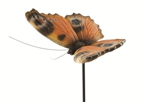 Изображение Декор садовый Бабочка Peacock на стержне 100cm