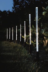 Изображение Набор светильников на солн батареях 8шт Crystal Bubble Sticks 30 * 1см