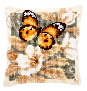Изображение Бабочка и цветы 1 (подушка) (Butterfly and Flowers 1)