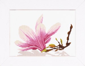 Изображение Ветка магнолии с цветком (Magnolia Twig With Flower)