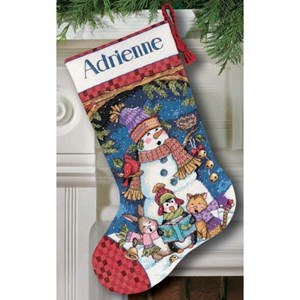 Изображение Рождественские певцы Рождественский чулок (Cute Carolers Stocking)