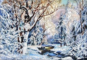 Изображение Зима в лесу