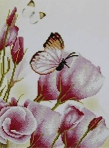 Изображение Бабочки и цветы