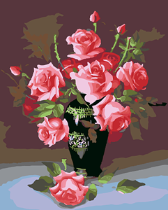 Изображение Ваза с розами