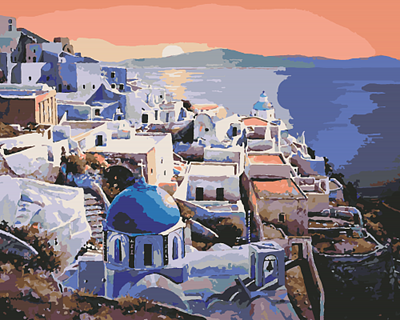 Изображение Греция на закате