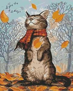 Изображение Осенний котик