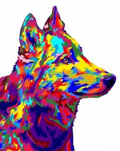 Изображение Волк поп-арт